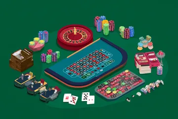 A woman smiling by bright slot machines showing lucky symbols, showcasing the exciting slot offerings at 33L.